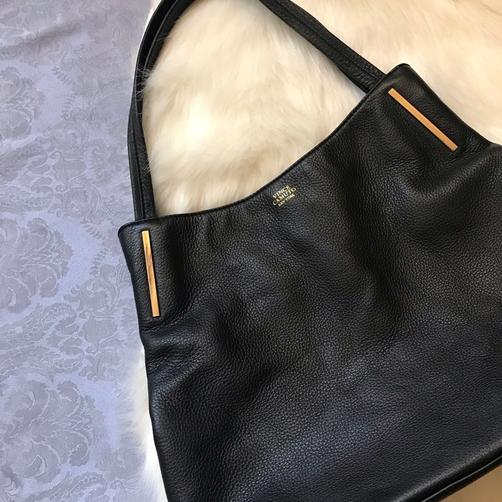 Vince Camuto ⚜️ Large Ike Leather Tote Purse - Picture 2 of 7